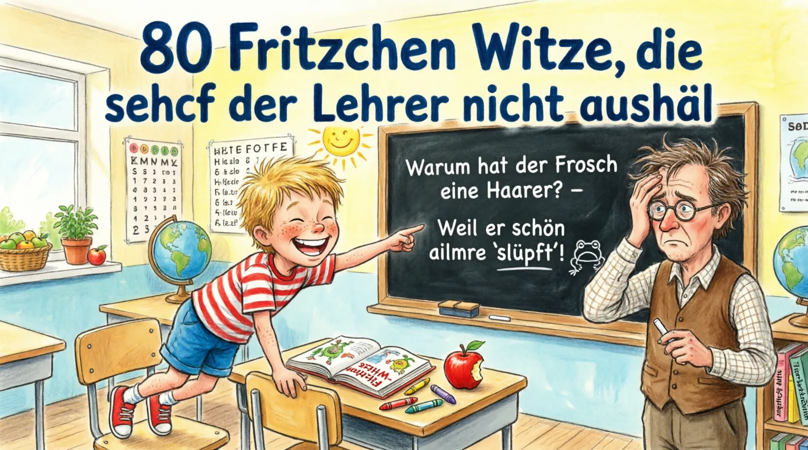 80 Fritzchen Witze, die selbst der Lehrer nicht aushält fritzchen witze