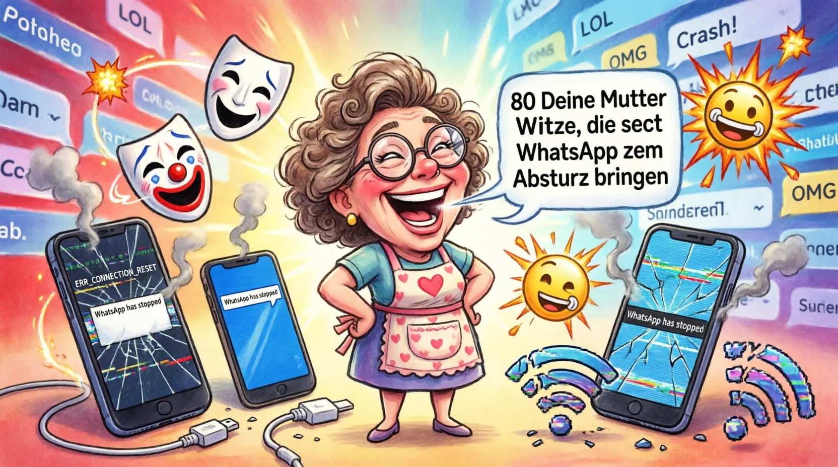 80 Deine Mutter Witze, die selbst WhatsApp zum Absturz bringen deine mutter witze