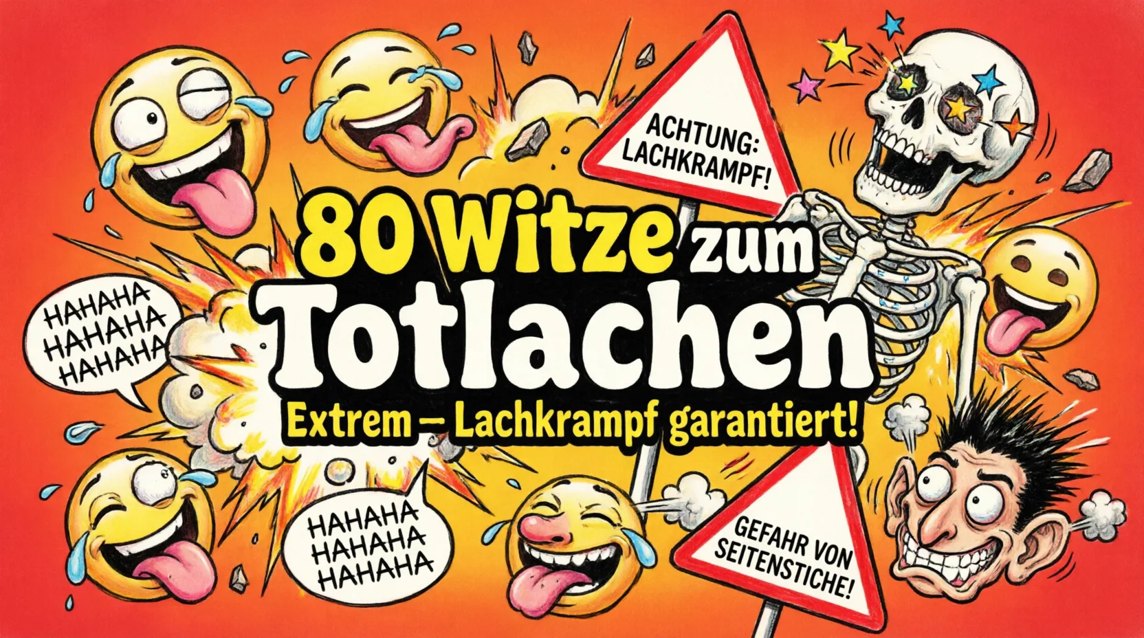 80 Witze zum Totlachen Extrem – Lachkrampf garantiert! witze zum totlachen extrem