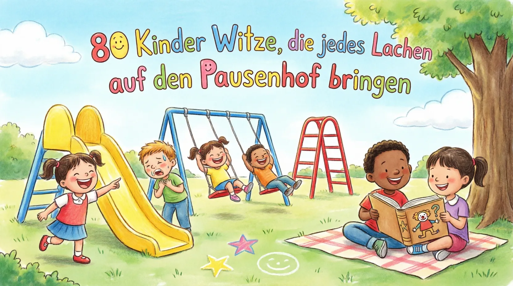 80 Kinder Witze, die jedes Lachen auf den Pausenhof bringen kinder witze