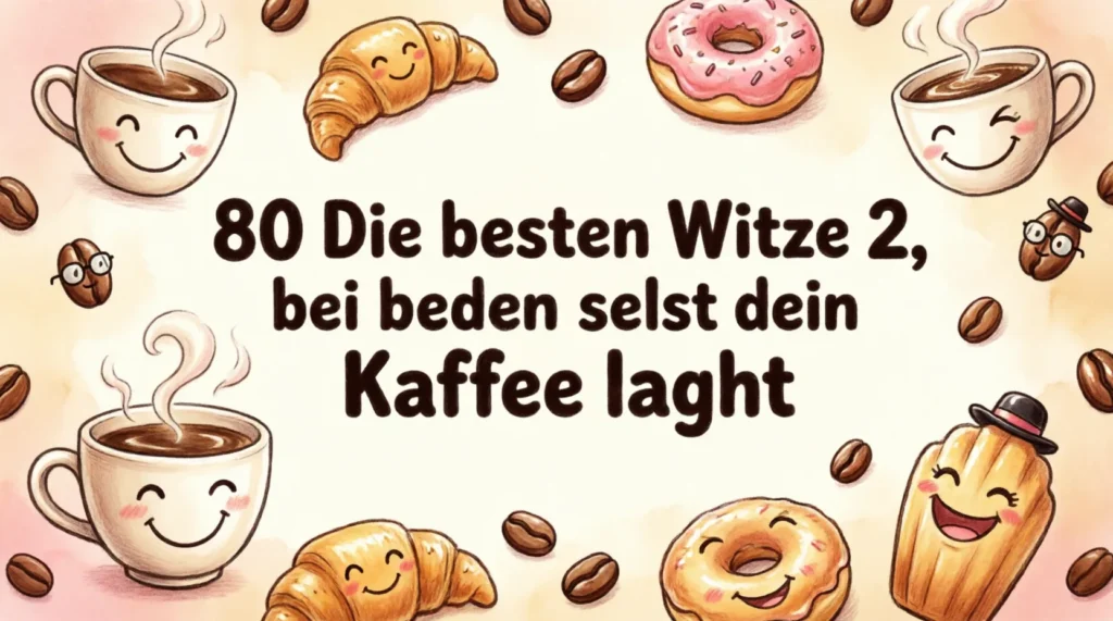 80 Die besten Witze 2, bei denen selbst dein Kaffee lacht