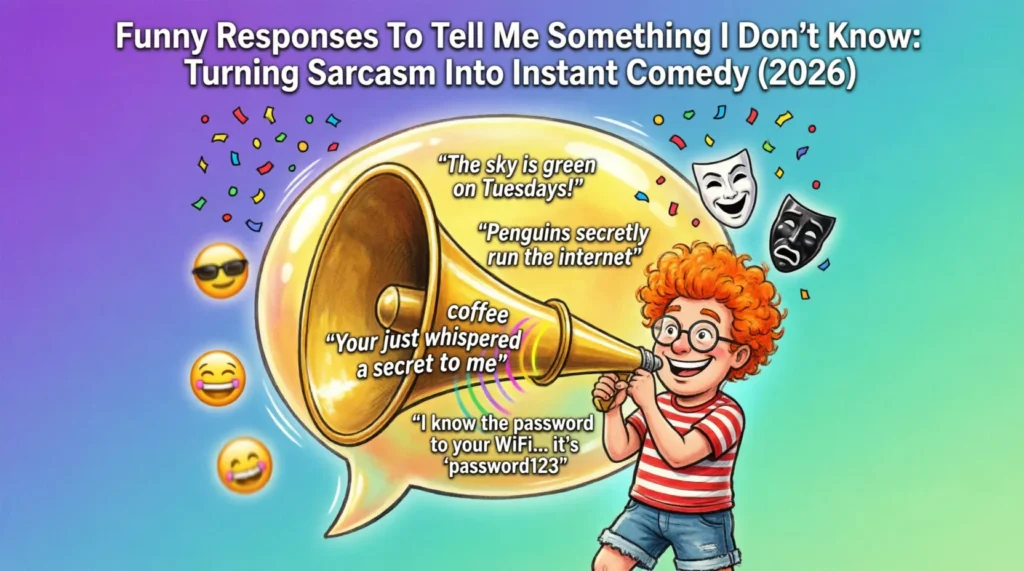 funny responses to tell me something i dont know