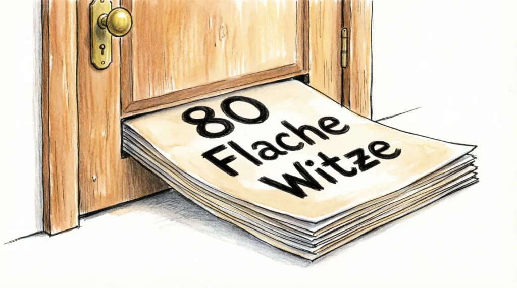 flache witze